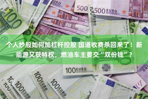 个人炒股如何加杠杆控股 国道收费杀回来了！新能源又获特权，燃油车主要交“双份钱”？