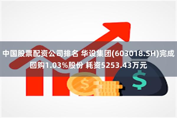 中国股票配资公司排名 华设集团(603018.SH)完成回购1.03%股份 耗资5253.43万元